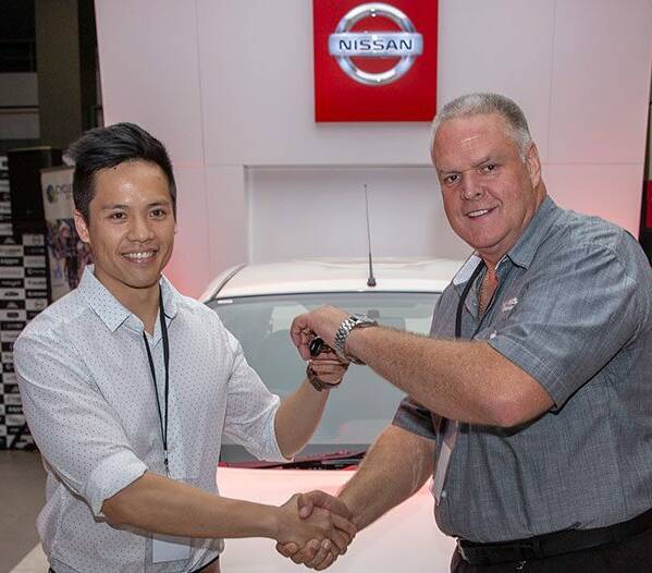 Jonathan Chen is the proud owner of a brand new Nissan Micra Active from CMH Nissan Durban, the grand prize for the 2018 Ride for MRP Foundation’s Win-a-Car competition.
