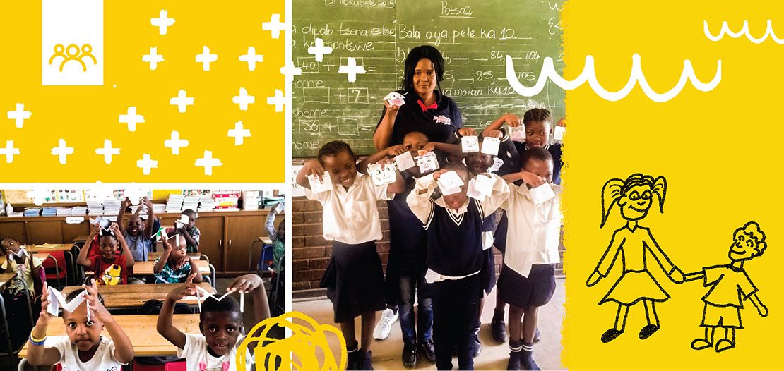 Human Rights Day presented the perfect opportunity for young learners from ten MRP Foundation supported schools in QwaQwa to learn about their rights and responsibilities as children, through handmade paper puppets.