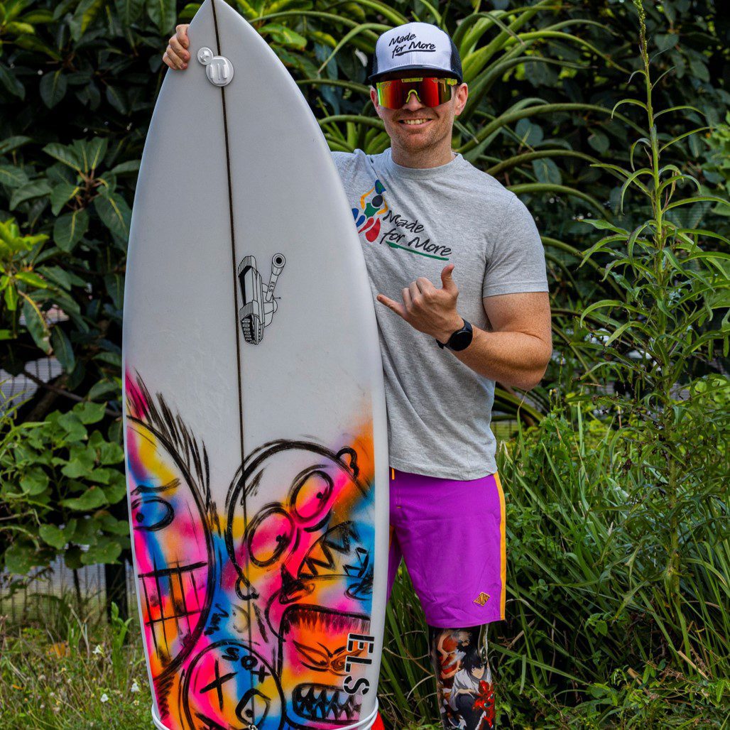 Para-surfing champ David Williams