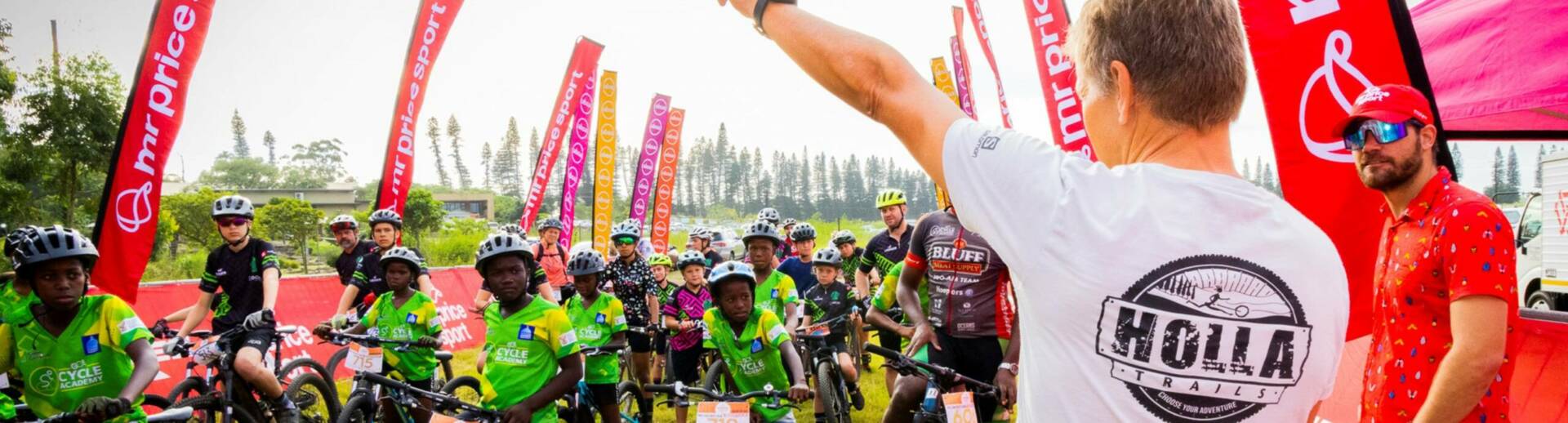 MTB riders jump to the Challenge